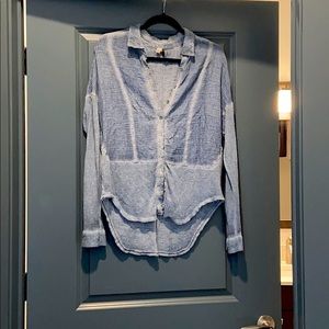 Free people long sleeve button up